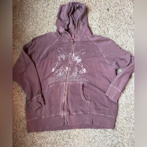Vintage Kenny Chesney Fan Club Purple Hoodie for Men